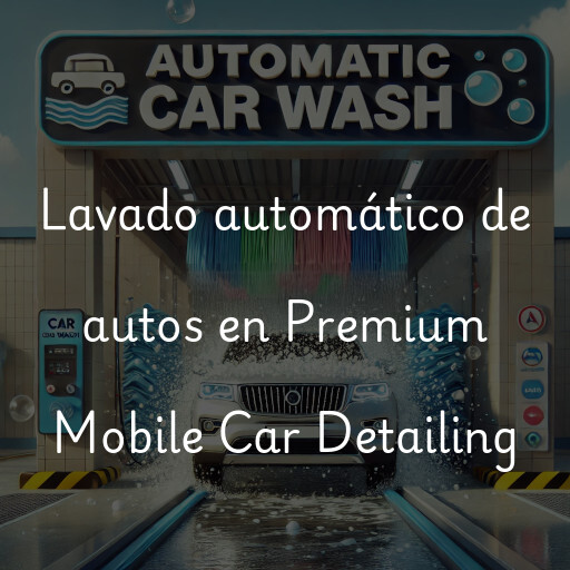 Lavado automático de autos en Premium Mobile Car Detailing