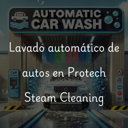 Lavado automático de autos en Protech Steam Cleaning