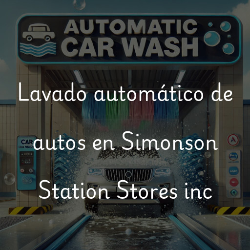 Lavado automático de autos en Simonson Station Stores inc