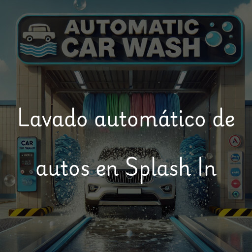 Lavado automático de autos en Splash In