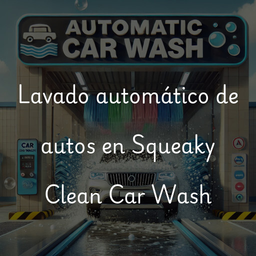 Lavado automático de autos en Squeaky Clean Car Wash