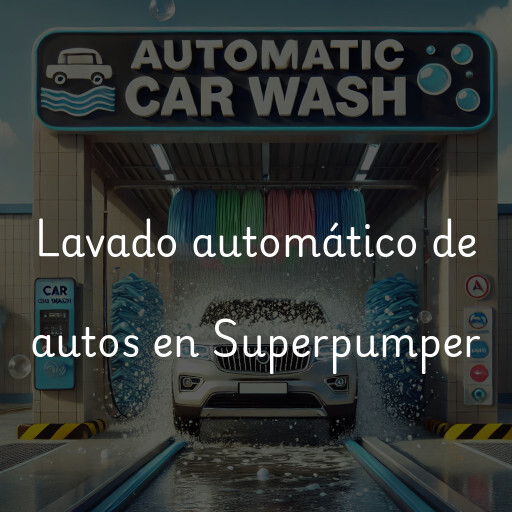 Lavado automático de autos en Superpumper