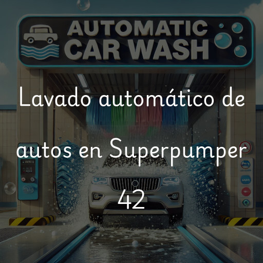 Lavado automático de autos en Superpumper 42