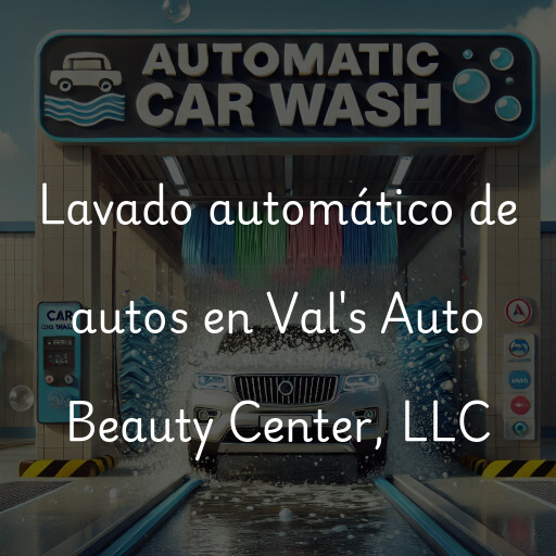 Lavado automático de autos en Val's Auto Beauty Center, LLC