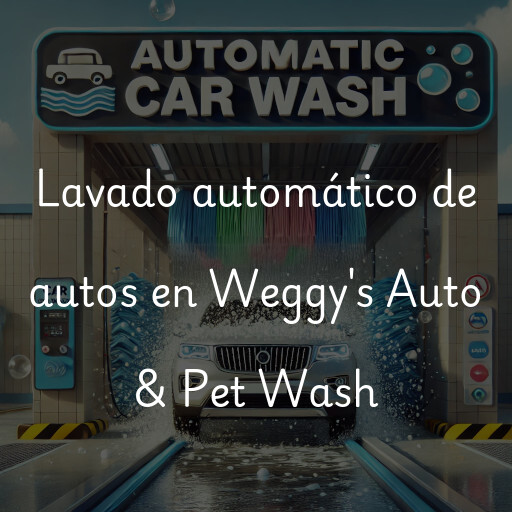 Lavado automático de autos en Weggy's Auto & Pet Wash