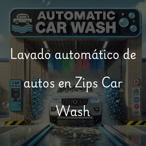 Lavado automático de autos en Zips Car Wash