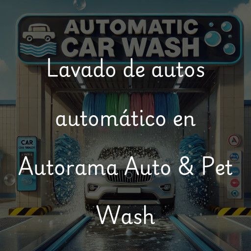 Lavado de autos en Autorama Auto & Pet Wash