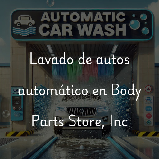 Lavado de autos en Body Parts Store, Inc