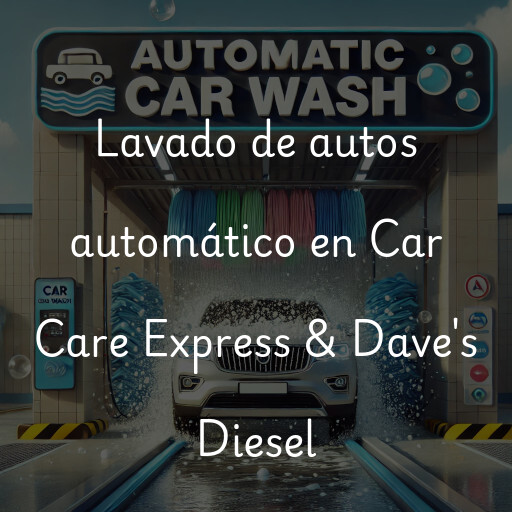 Lavado de autos en Car Care Express & Dave's Diesel