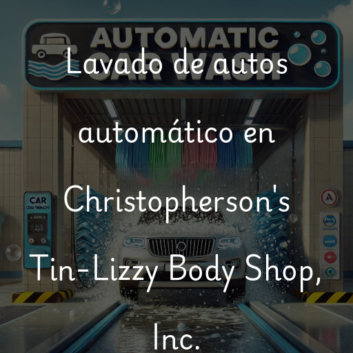 Lavado de autos en Christopherson's Tin-Lizzy Body Shop, Inc.