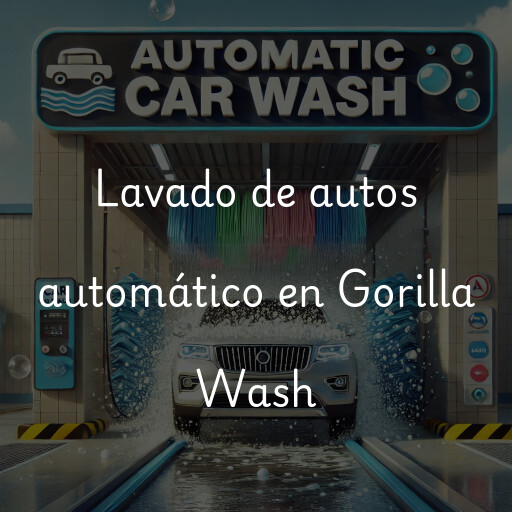 Lavado de autos en Gorilla Wash