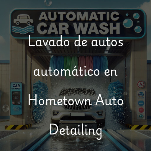 Lavado de autos en Hometown Auto Detailing