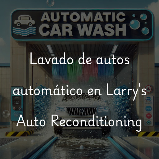 Lavado de autos en Larry's Auto Reconditioning