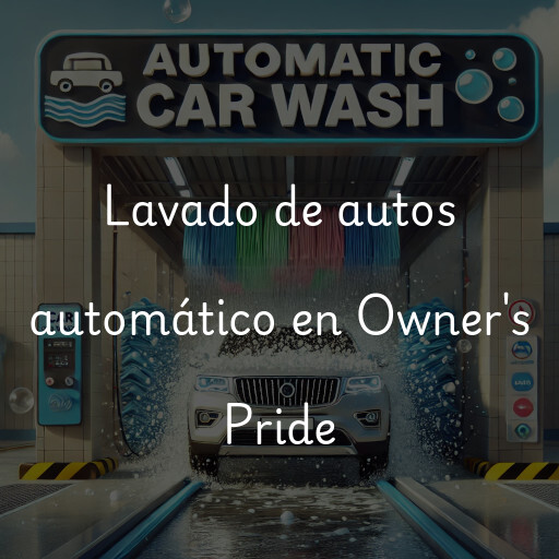 Lavado de autos en Owner's Pride