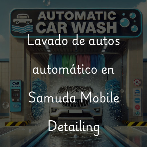 Lavado de autos en Samuda Mobile Detailing