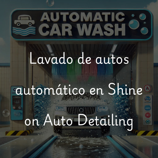 Lavado de autos en Shine on Auto Detailing