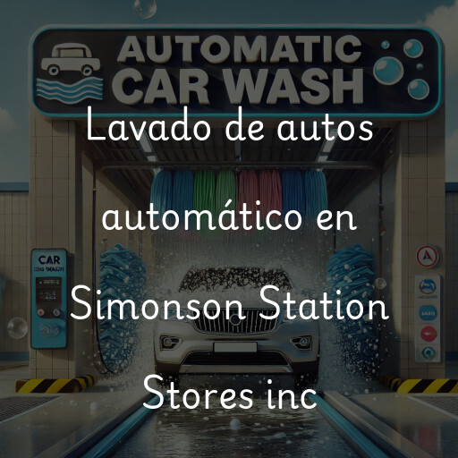 Lavado de autos en Simonson Station Stores inc