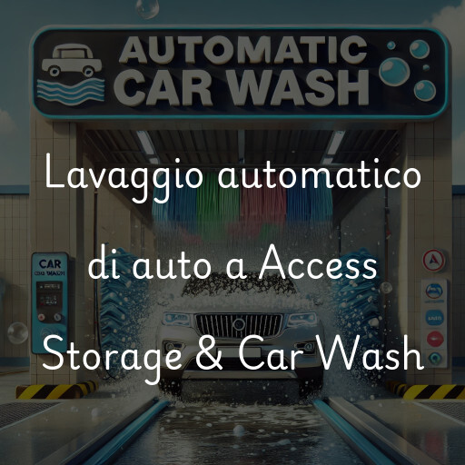 Lavaggio automatico di auto a Access Storage & Car Wash