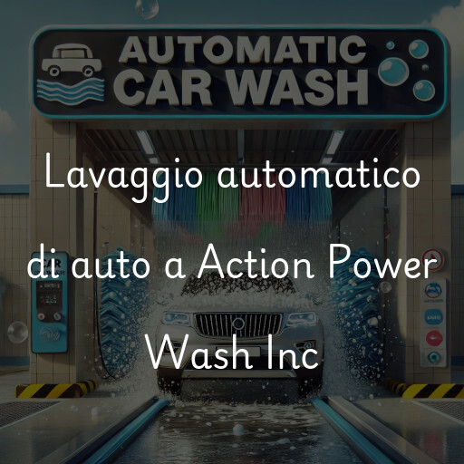 Lavaggio automatico di auto a Action Power Wash Inc