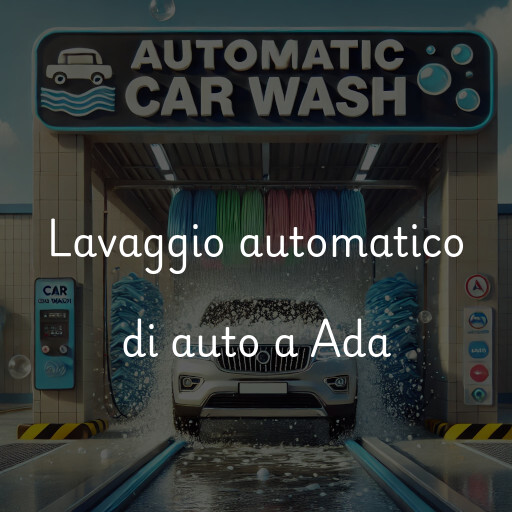 Lavaggio automatico di auto a Ada