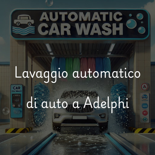 Lavaggio automatico di auto a Adelphi