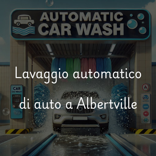 Lavaggio automatico di auto a Albertville