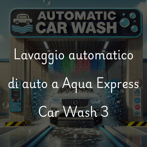 Lavaggio automatico di auto a Aqua Express Car Wash 3