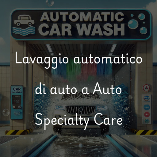 Lavaggio automatico di auto a Auto Specialty Care