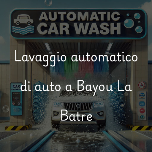 Lavaggio automatico di auto a Bayou La Batre