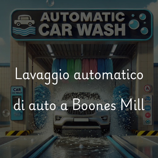 Lavaggio automatico di auto a Boones Mill