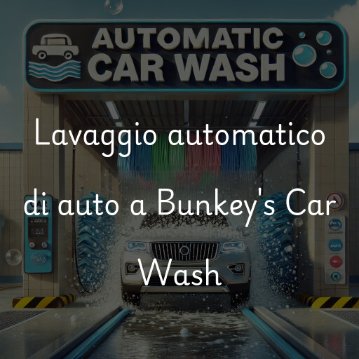 Lavado de autos en Bunkey's Car Wash