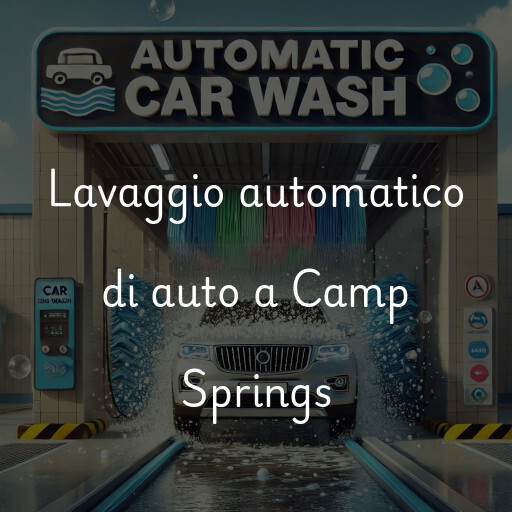 Lavaggio automatico di auto a Camp Springs