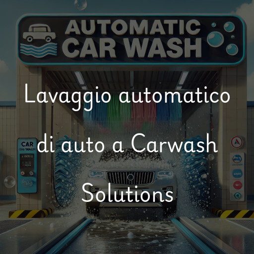 Lavado de autos en Carwash Solutions