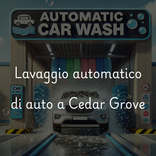 Lavaggio automatico di auto a Cedar Grove