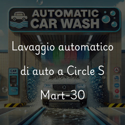 Lavaggio automatico di auto a Circle S Mart-30