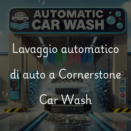 Lavaggio automatico di auto a Cornerstone Car Wash