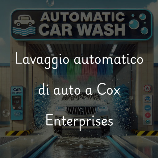 Lavaggio automatico di auto a Cox Enterprises