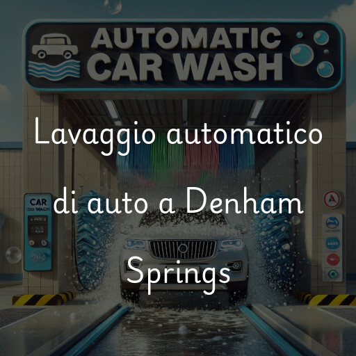 Lavaggio automatico di auto a Denham Springs