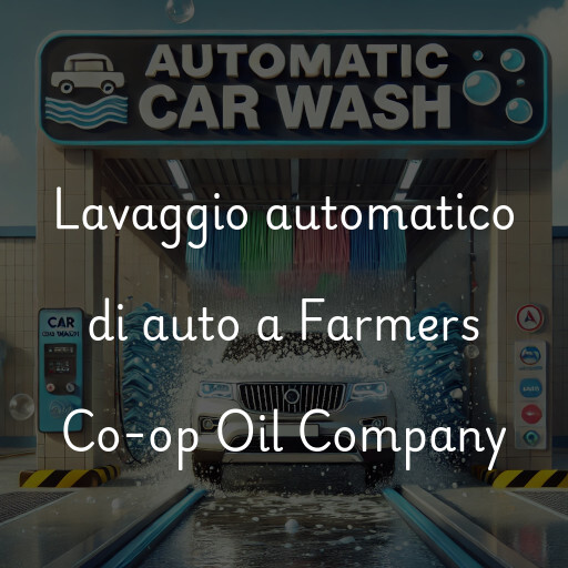 Lavaggio automatico di auto a Farmers Co-op Oil Company