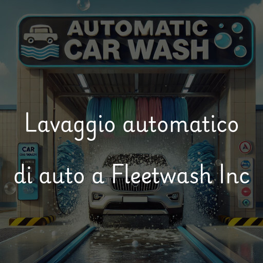 Lavaggio automatico di auto a Fleetwash Inc