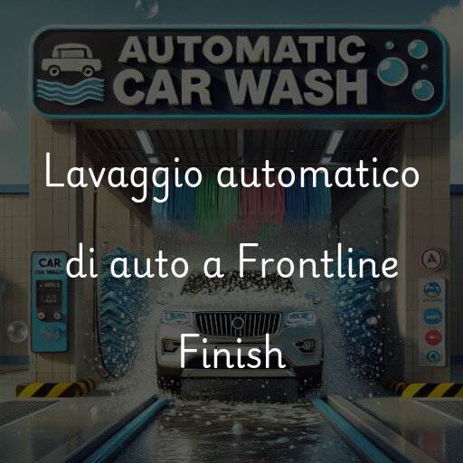 Lavado de autos en Frontline Finish