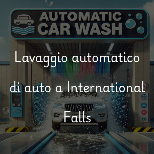 Lavaggio automatico di auto a International Falls