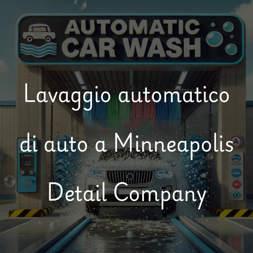 Lavaggio automatico di auto a Minneapolis Detail Company