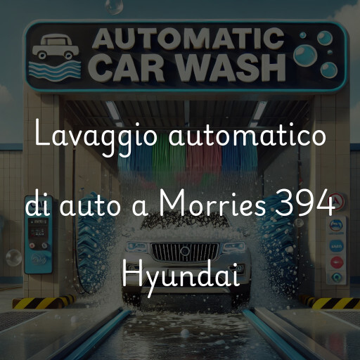 Lavaggio automatico di auto a Morries 394 Hyundai