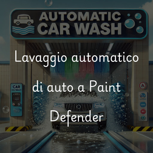 Lavaggio automatico di auto a Paint Defender