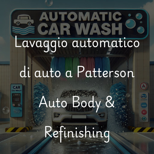 Lavaggio automatico di auto a Patterson Auto Body & Refinishing