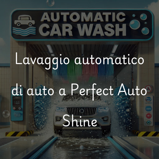 Lavaggio automatico di auto a Perfect Auto Shine