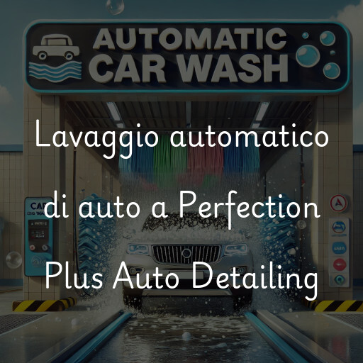 Lavaggio automatico di auto a Perfection Plus Auto Detailing