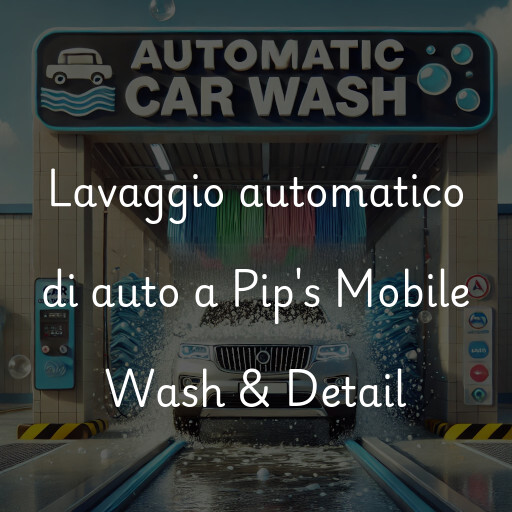 Lavaggio automatico di auto a Pip's Mobile Wash & Detail