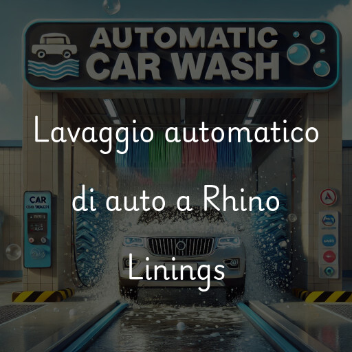 Lavado de autos en Rhino Linings